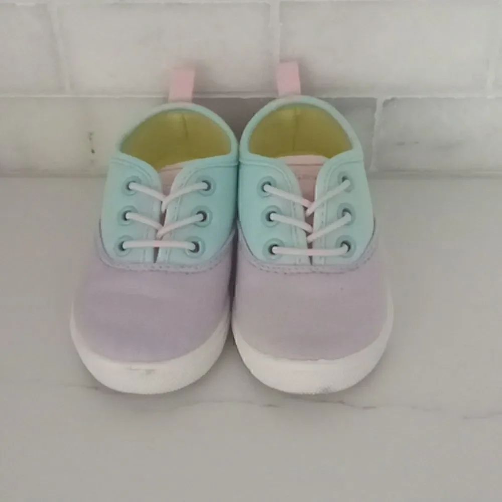 Carter's little girl sneakers size 6 gently used